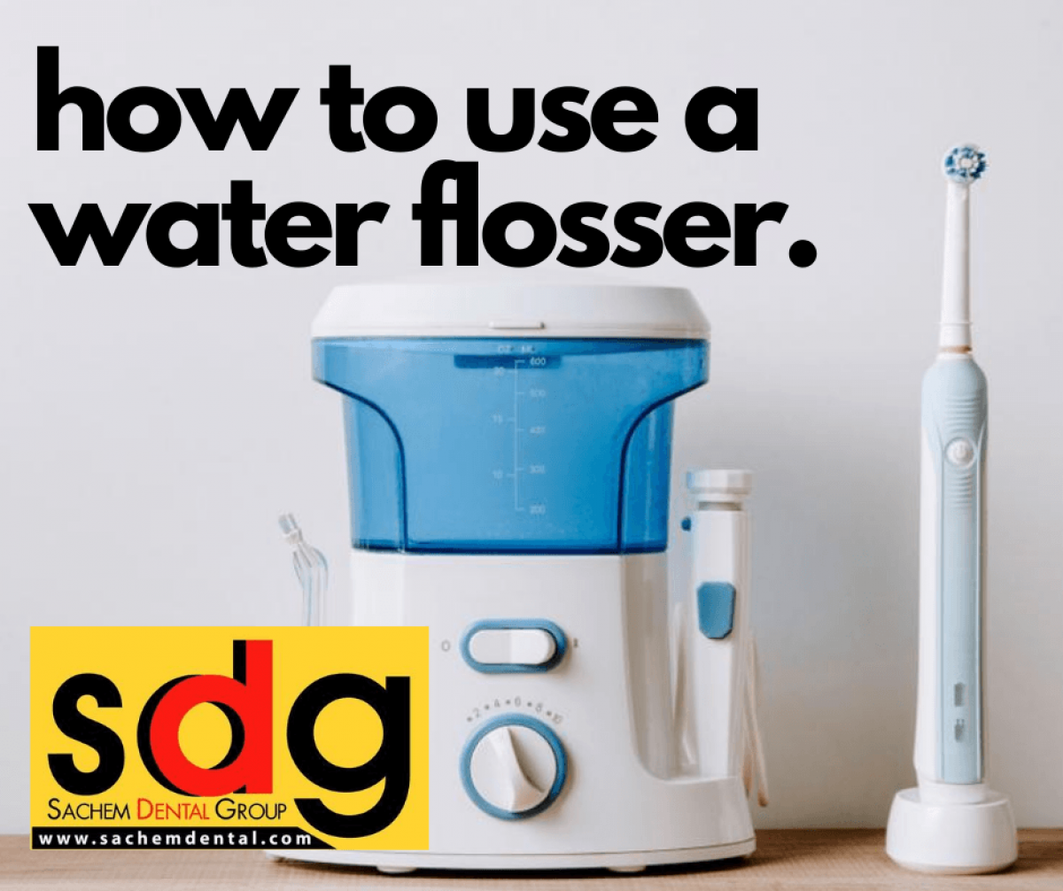 Step By Step Guide On How To Use A Water Flosser - Sachem Dental Group