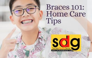how to clean around braces