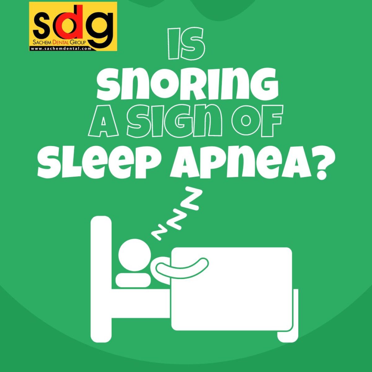 Is Snoring a Sign of Sleep Apnea? Sachem Dental Group